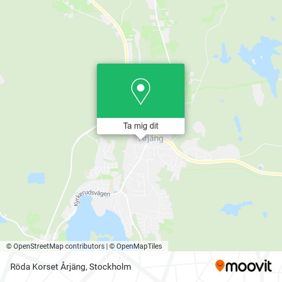 Röda Korset Årjäng karta