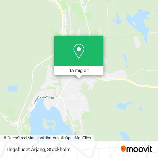 Tingshuset Årjäng karta