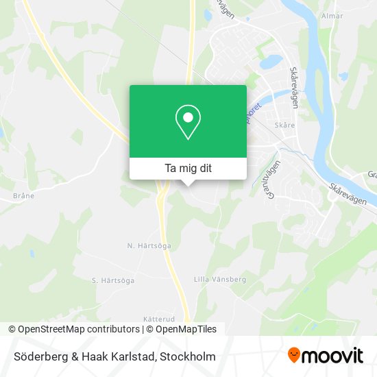 Söderberg & Haak Karlstad karta