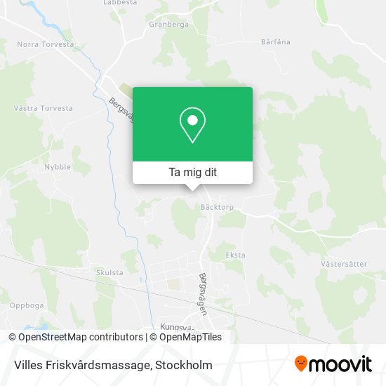 Villes Friskvårdsmassage karta