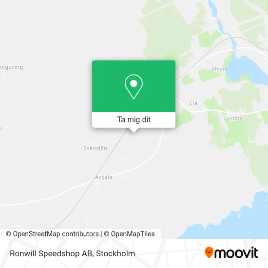 Ronwill Speedshop AB karta
