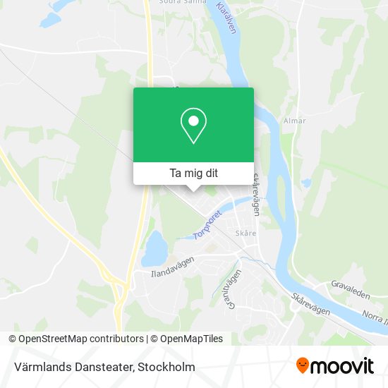 Värmlands Dansteater karta