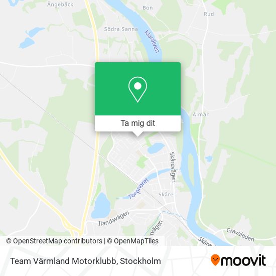 Team Värmland Motorklubb karta