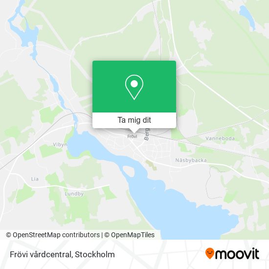 Frövi vårdcentral karta