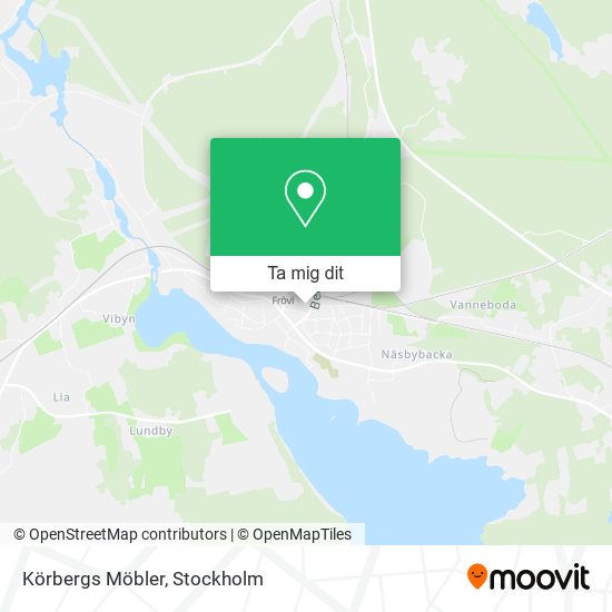 Körbergs Möbler karta