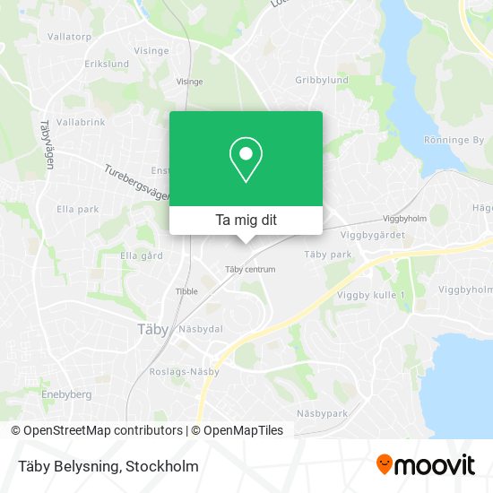 Täby Belysning karta
