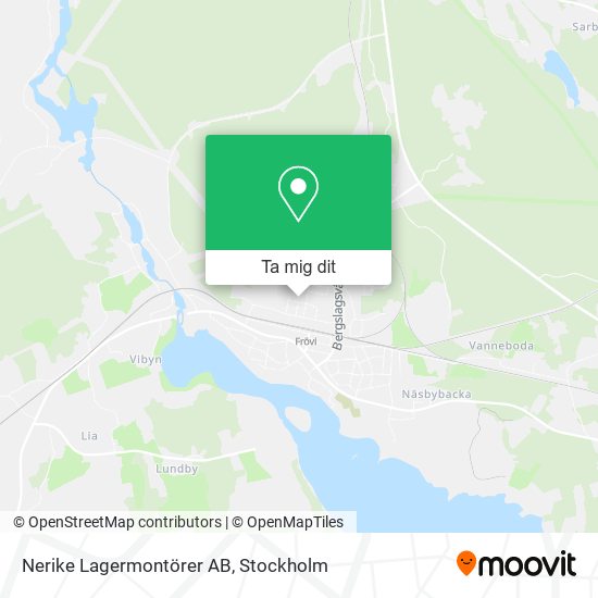 Nerike Lagermontörer AB karta