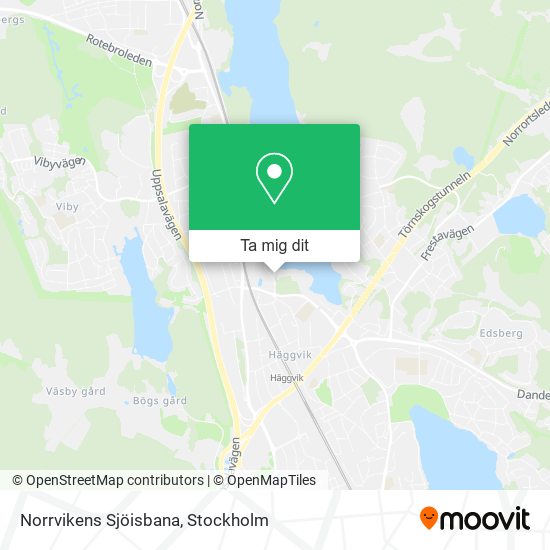 Norrvikens Sjöisbana karta