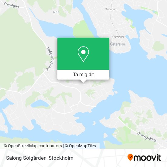Salong Solgården karta