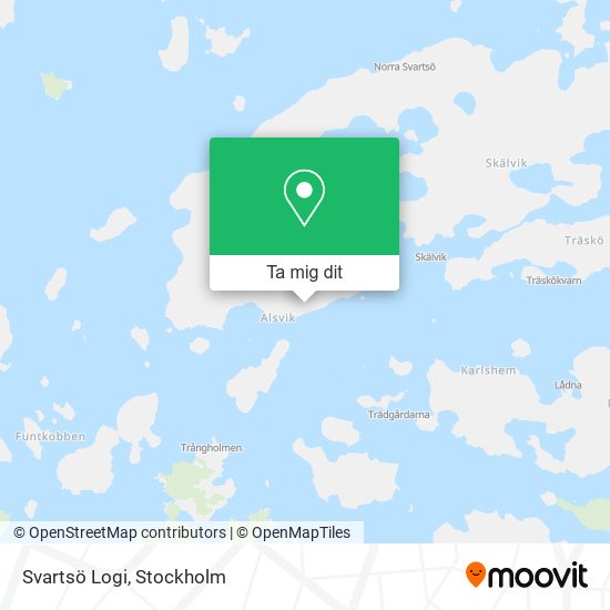 Svartsö Logi karta