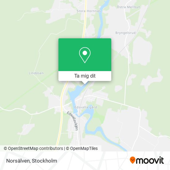 Norsälven karta