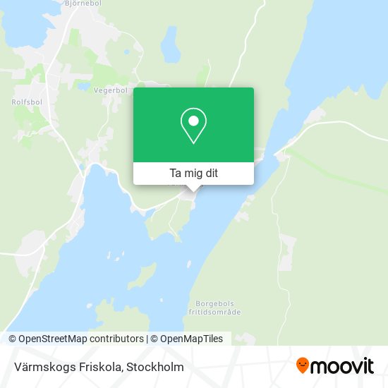 Värmskogs Friskola karta