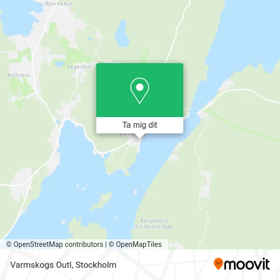 Varmskogs Outl karta