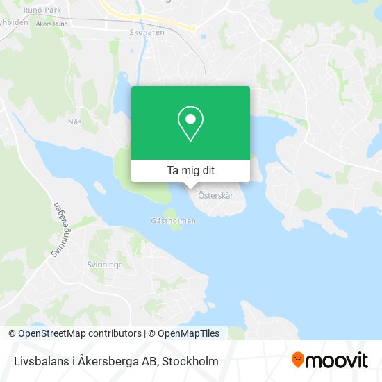 Livsbalans i Åkersberga AB karta