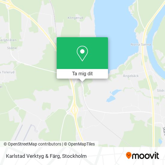Karlstad Verktyg & Färg karta
