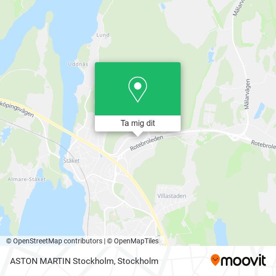 ASTON MARTIN Stockholm karta