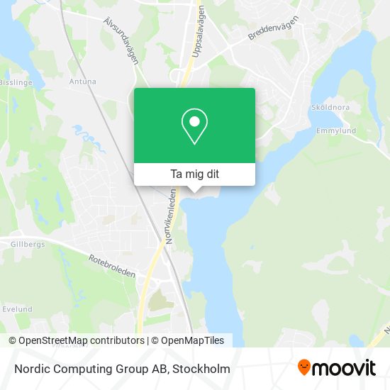 Nordic Computing Group AB karta