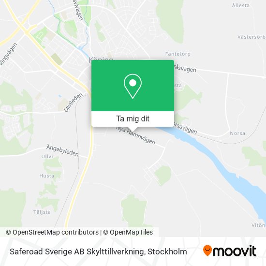 Saferoad Sverige AB Skylttillverkning karta
