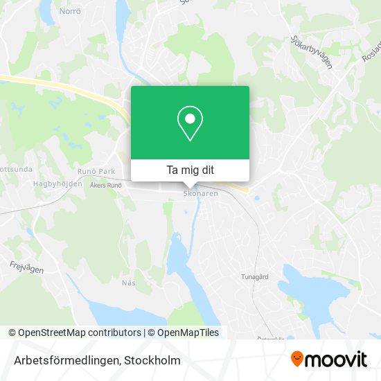 Arbetsförmedlingen karta