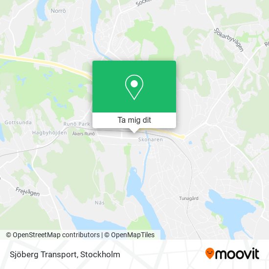 Sjöberg Transport karta