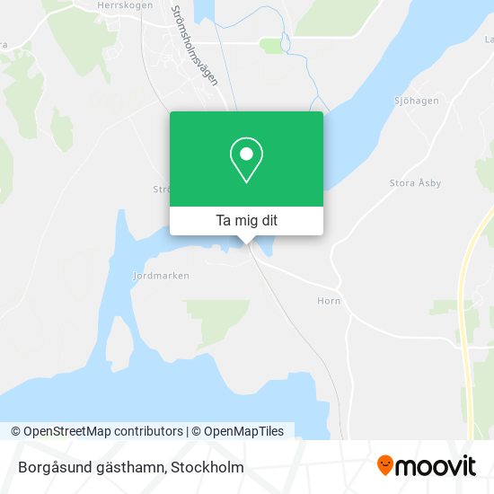Borgåsund gästhamn karta