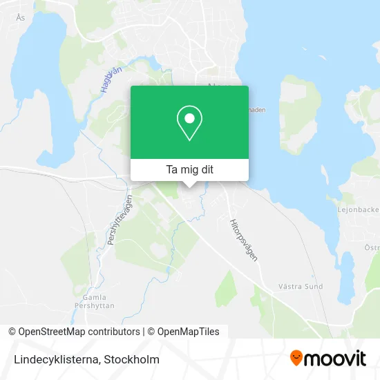 Lindecyklisterna karta