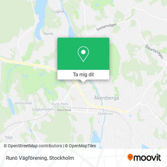 Runö Vägförening karta