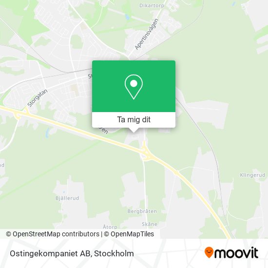 Ostingekompaniet AB karta