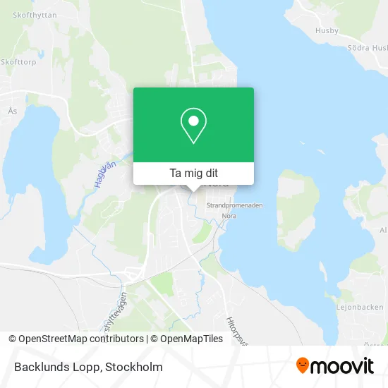 Backlunds Lopp karta