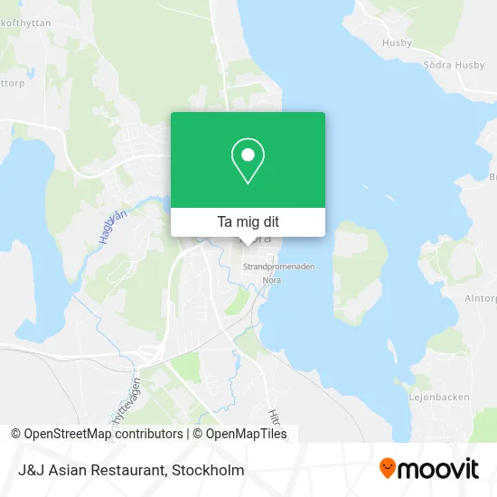 J&J Asian Restaurant karta