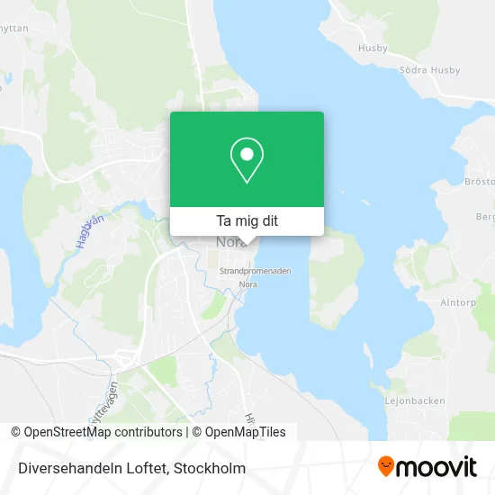 Diversehandeln Loftet karta