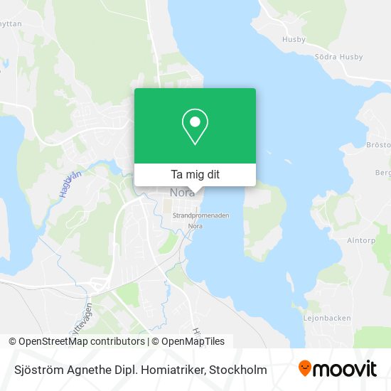 Sjöström Agnethe Dipl. Homiatriker karta