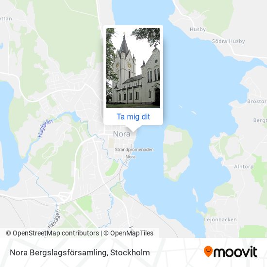 Nora Bergslagsförsamling karta