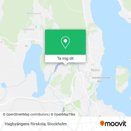 Hagbyängens förskola karta