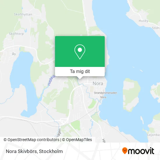 Nora Skivbörs karta