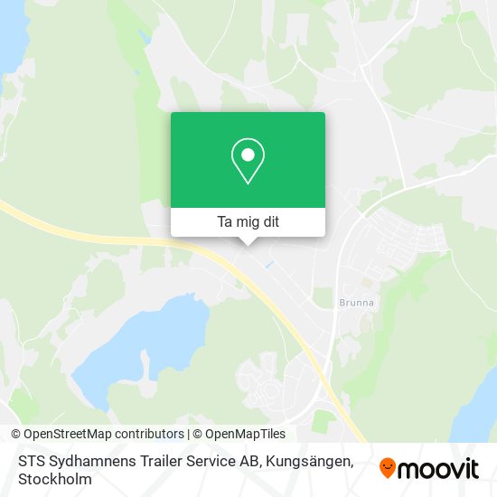 STS Sydhamnens Trailer Service AB, Kungsängen karta