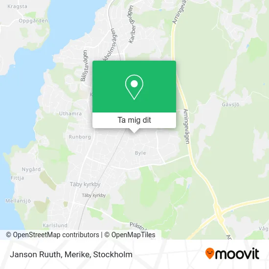 Janson Ruuth, Merike karta