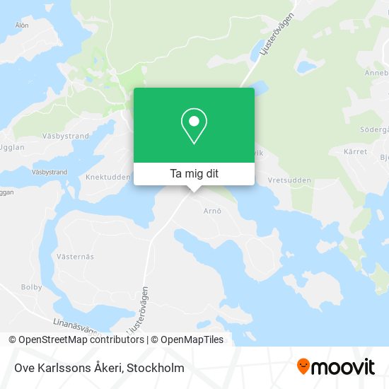 Ove Karlssons Åkeri karta