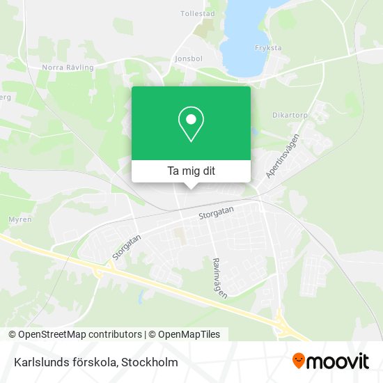 Karlslunds förskola karta