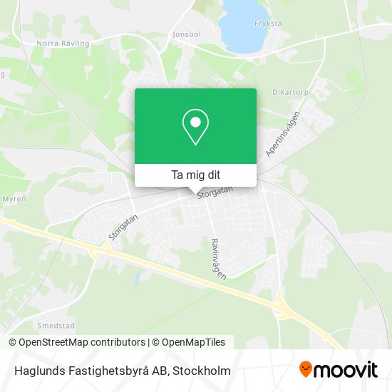 Haglunds Fastighetsbyrå AB karta