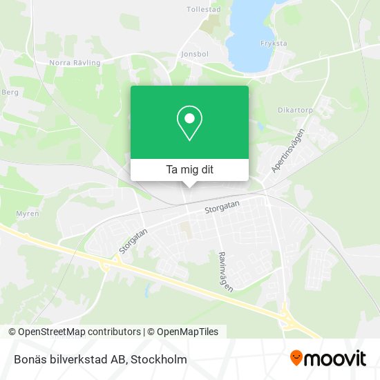 Bonäs bilverkstad AB karta