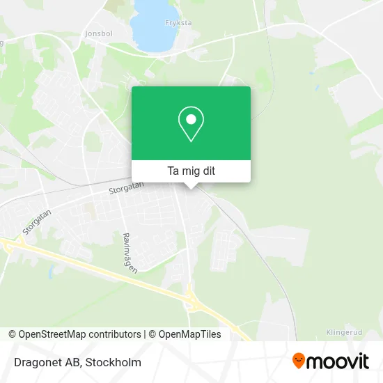Dragonet AB karta