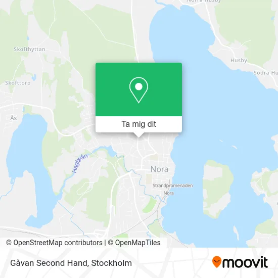 Gåvan Second Hand karta