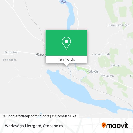 Wedevågs Herrgård karta