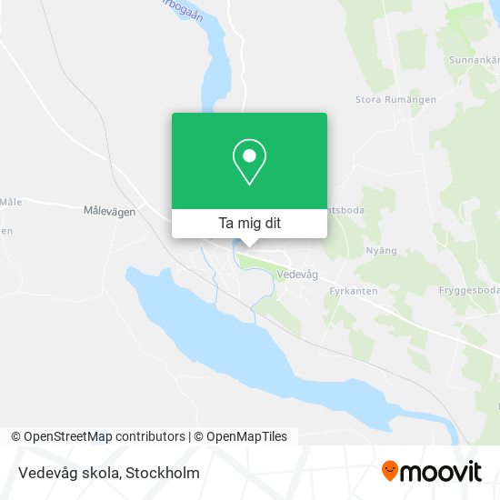 Vedevåg skola karta
