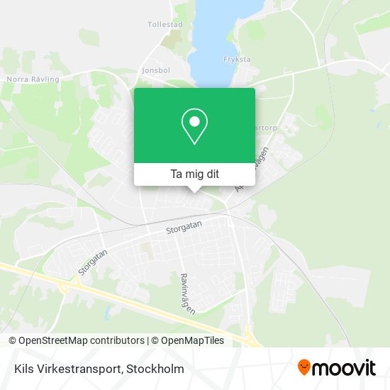 Kils Virkestransport karta