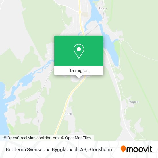 Bröderna Svenssons Byggkonsult AB karta
