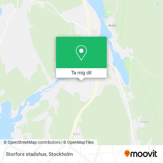 Storfors stadshus karta