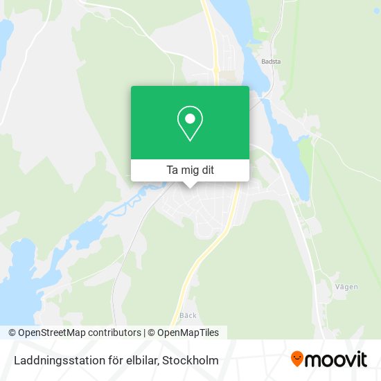 Laddningsstation för elbilar karta