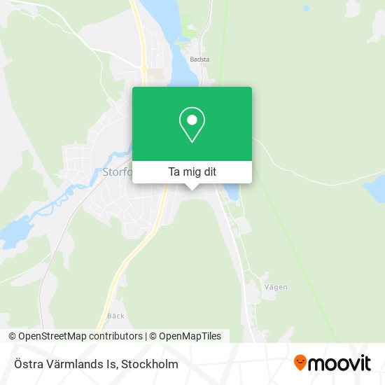 Östra Värmlands Is karta